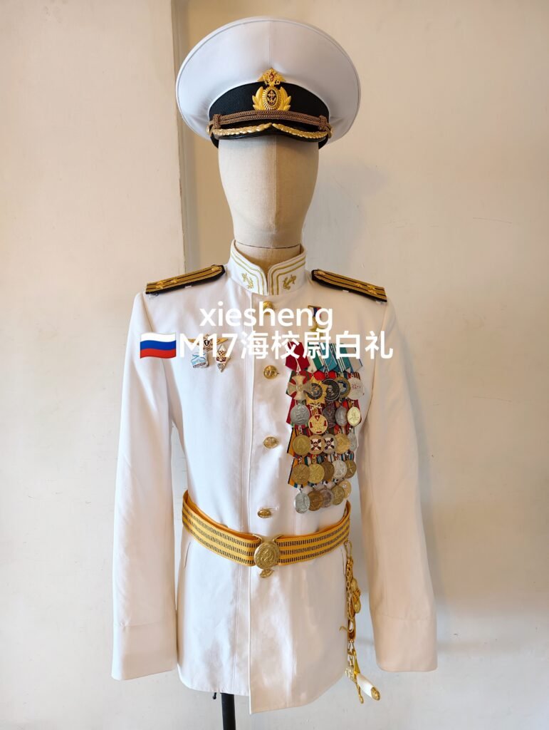 俄罗斯海军上校M2017 白色礼服 Russian Navy Colonel M017 White Dress