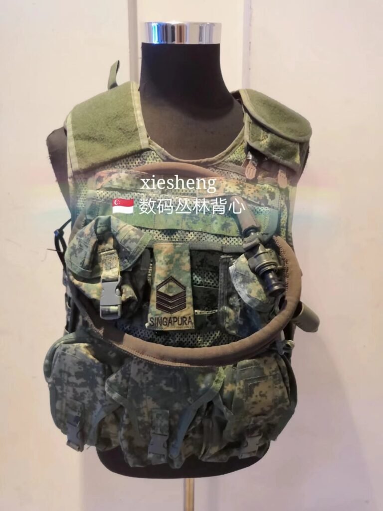 新加坡陆军数码丛林迷彩背心 Singapore Army Pixel jungle Camouflage Vest