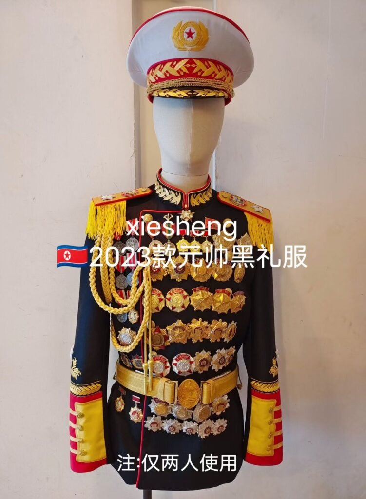 朝鲜人民军元帅 M2022黑色礼服North Korean People's Army Marshal M2022 Black Dress