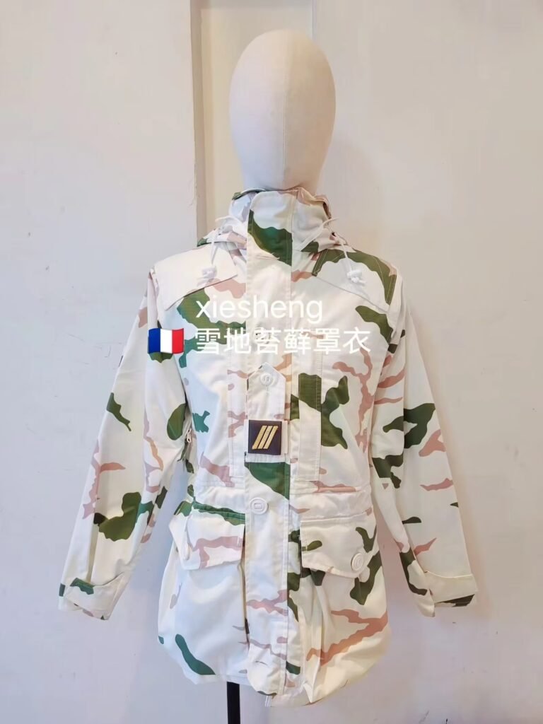 法国雪地迷彩和雪地斑点迷彩 French snow camouflage and snow spot camouflage