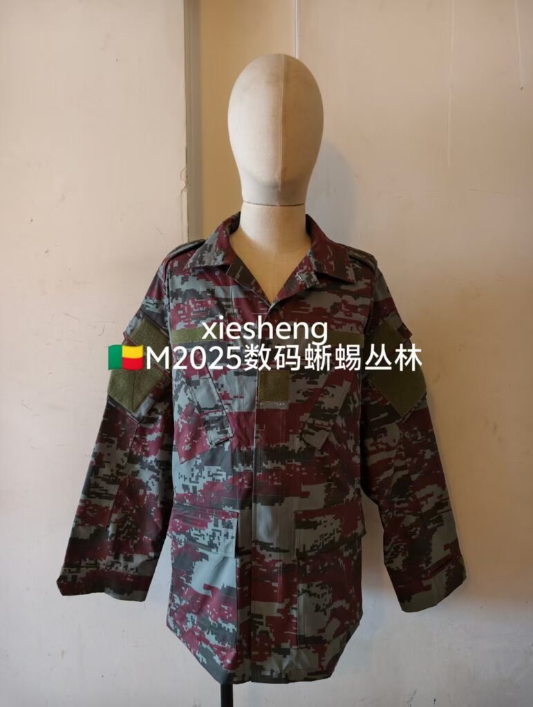 贝宁丛林蜥蜴 数码和非数码迷彩 Benin jungle lizard pixel and non pixel camouflage
