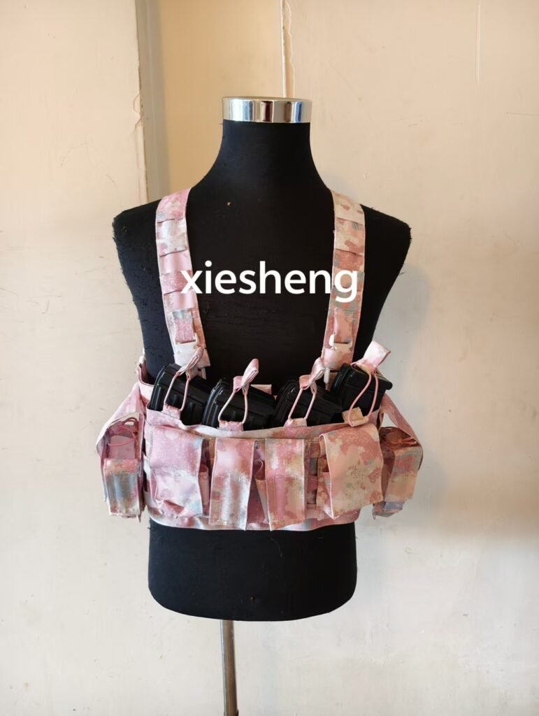 定制 PLA星空粉色胸挂 上衣 Customized PLA Starry Sky Pink Camouflage  chest vest
